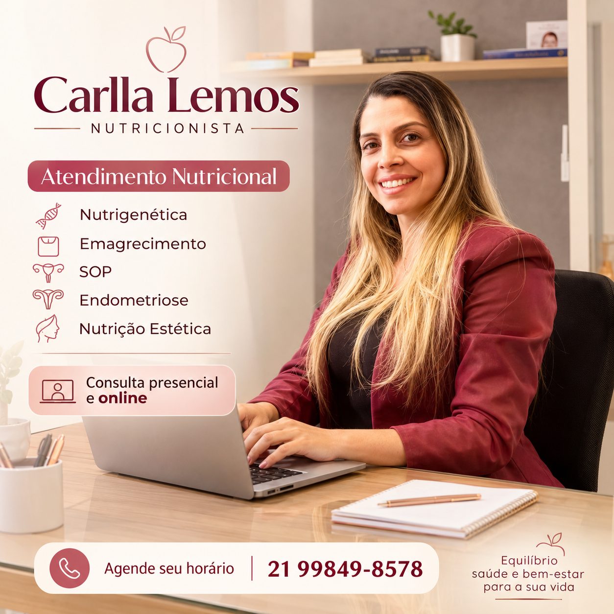 Nutricionista e Acompanhamento Nutricional na Livelle